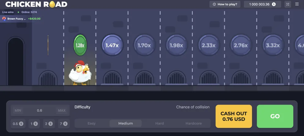 Chicken Road gameplay